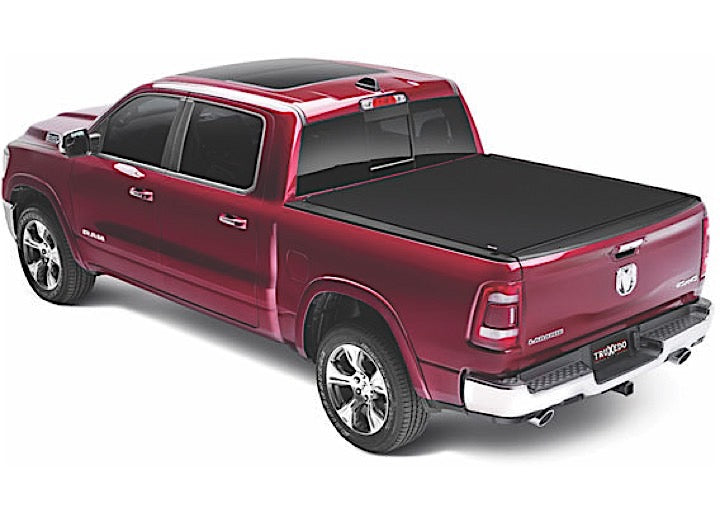 TruXedo Sentry CT hard roll-up tonneau cover closed over the bed of a pickup truck, widest view