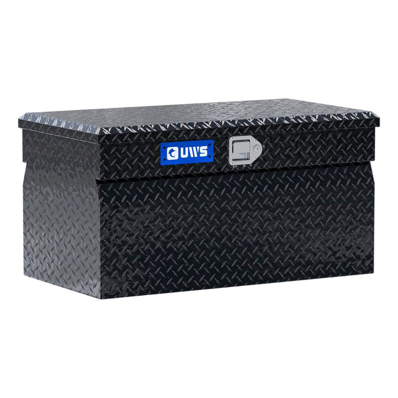 UWS 36" Utility Chest Box in Gloss Black, front three-quarter studio view
