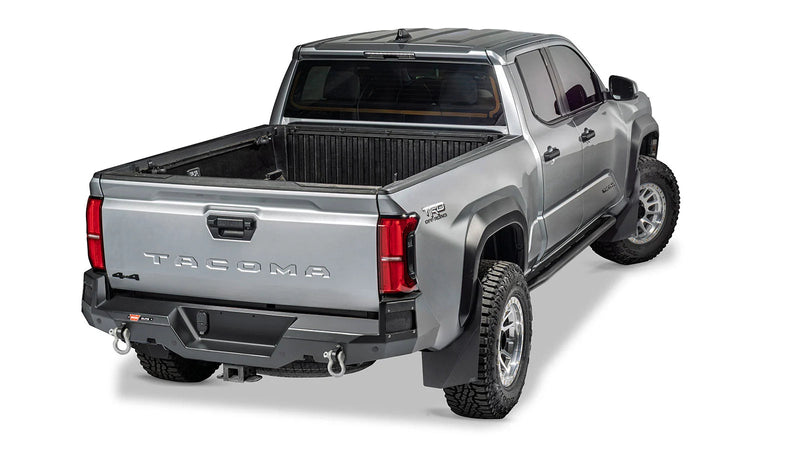 Warn Elite Rear Bumper for 2024-2026 Toyota Tacoma, shown installed on the truck