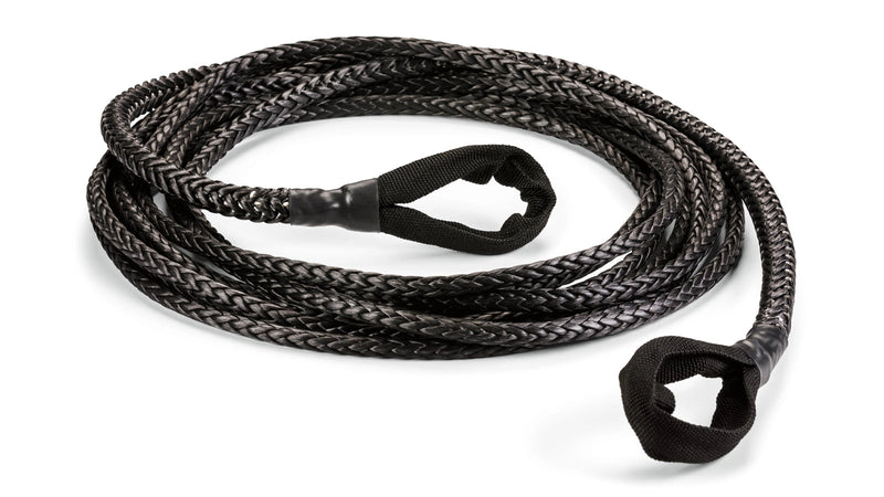 Warn Spydura 3/8" x 50 ft synthetic rope extension with soft eyes