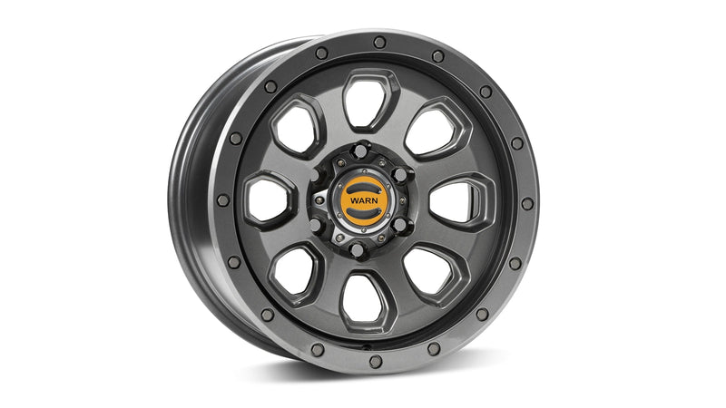 Warn Epic Moonsault Wheel - Gray 6 Lug, studio view