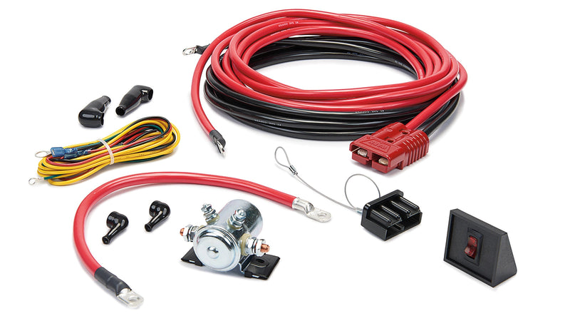 Warn Quick Connect Cable Kit 20 ft 175 amp, cables, plug, solenoid and switch