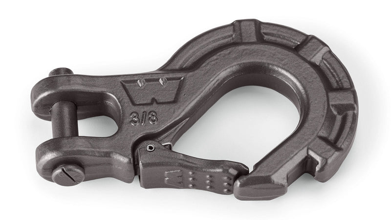 Warn Epic Winch Hook, 12,000 lb winch capacity, side view