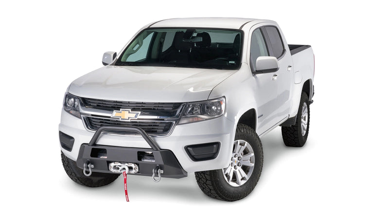 Warn Semi-Hidden Winch Mount with Grille Guard for 2015-2020 Chevrolet Colorado, alternate view