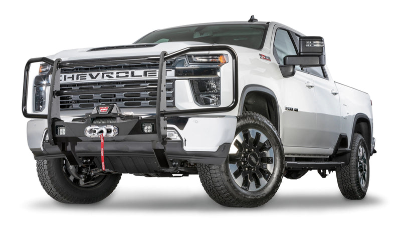 Warn Trans4mer Gen III Full Grille Guard Kit for 2020-2026 Chevrolet Silverado 2500/3500 HD, alternate view