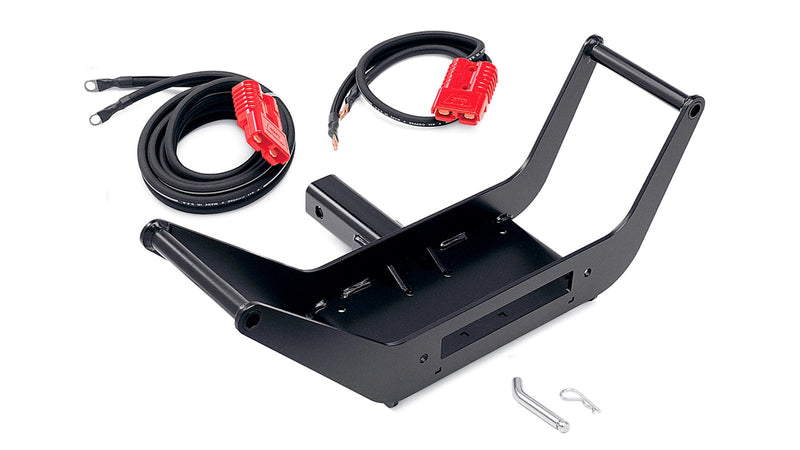 Warn Multi-Mount Winch Cradle Kit 2.0; Warn does not list the Quick Connect cables shown in the photo as included