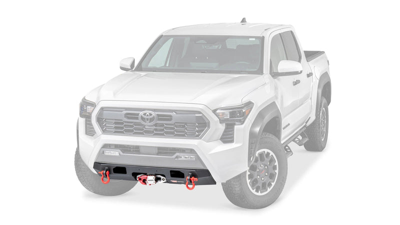 Warn Semi-Hidden Winch Mount Kit for 2024-2026 Toyota Tacoma, ghost view with the vehicle faded out