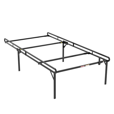 Weather Guard 1225 steel service body rack rated 1,000 lb in black, studio view