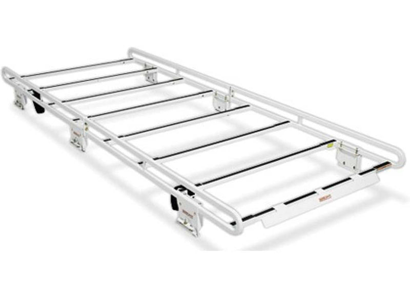Weather Guard 210-3 Safari full-length steel van roof rack for gutter vans, studio view