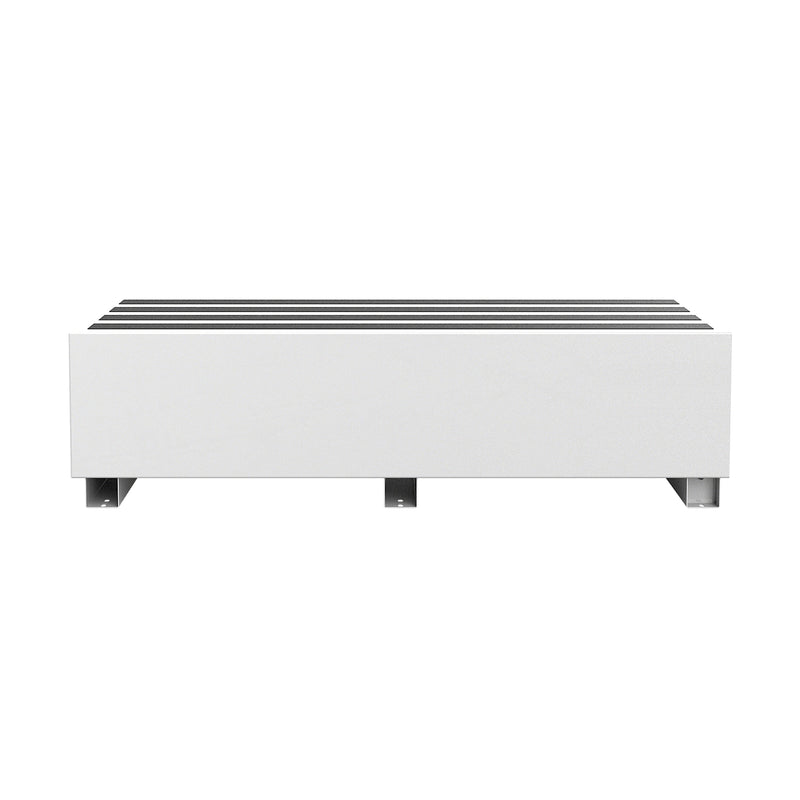 Left side profile of the Weather Guard 337-3-04 PACK RAT drawer unit in white