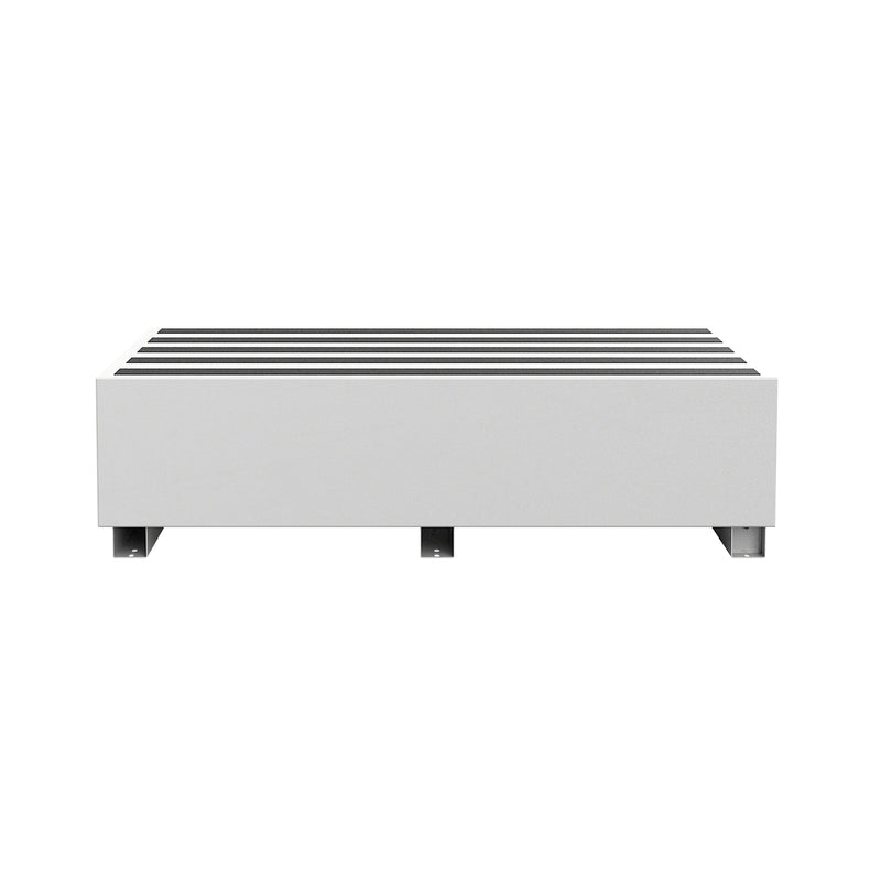 Left side profile of the Weather Guard 338-3-04 PACK RAT drawer unit in white