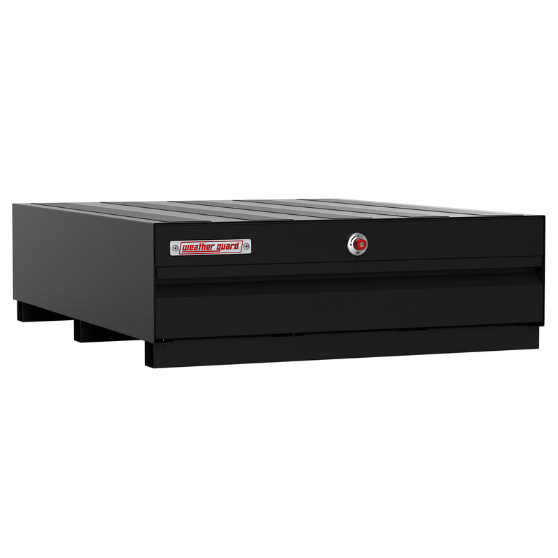 Low front view of the Weather Guard 338-5-04 PACK RAT drawer unit in black