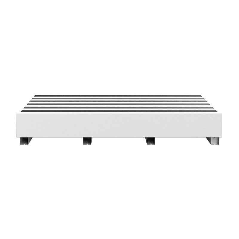 Left side profile of the Weather Guard 369-3-04 PACK RAT drawer unit in white