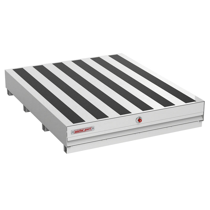 Weather Guard 369-3-04 PACK RAT steel drawer unit in white, closed, three-quarter hero view