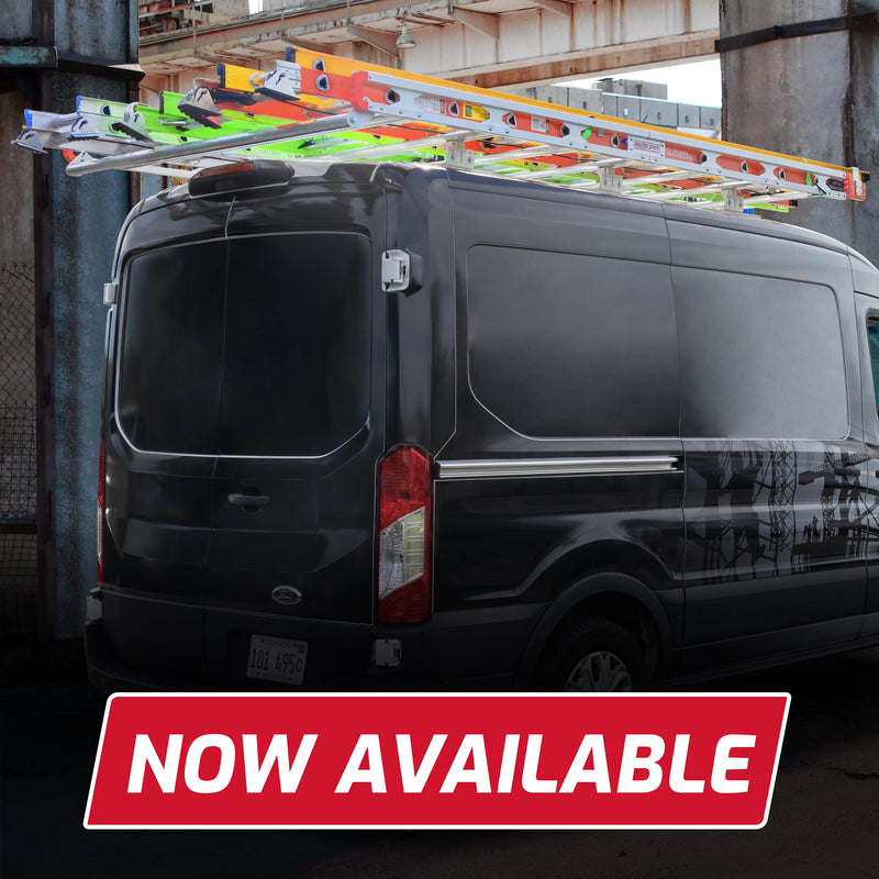 Weather Guard ASRS001 Standard Safari Aluminum Van Roof Rack, marketing tile reading now available