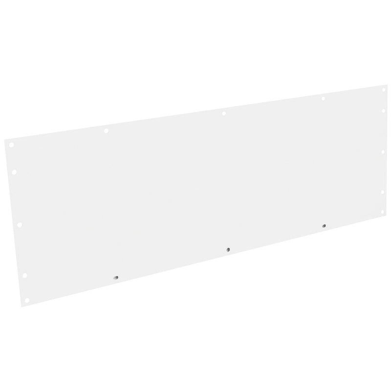 Weather Guard white steel van shelf back panel