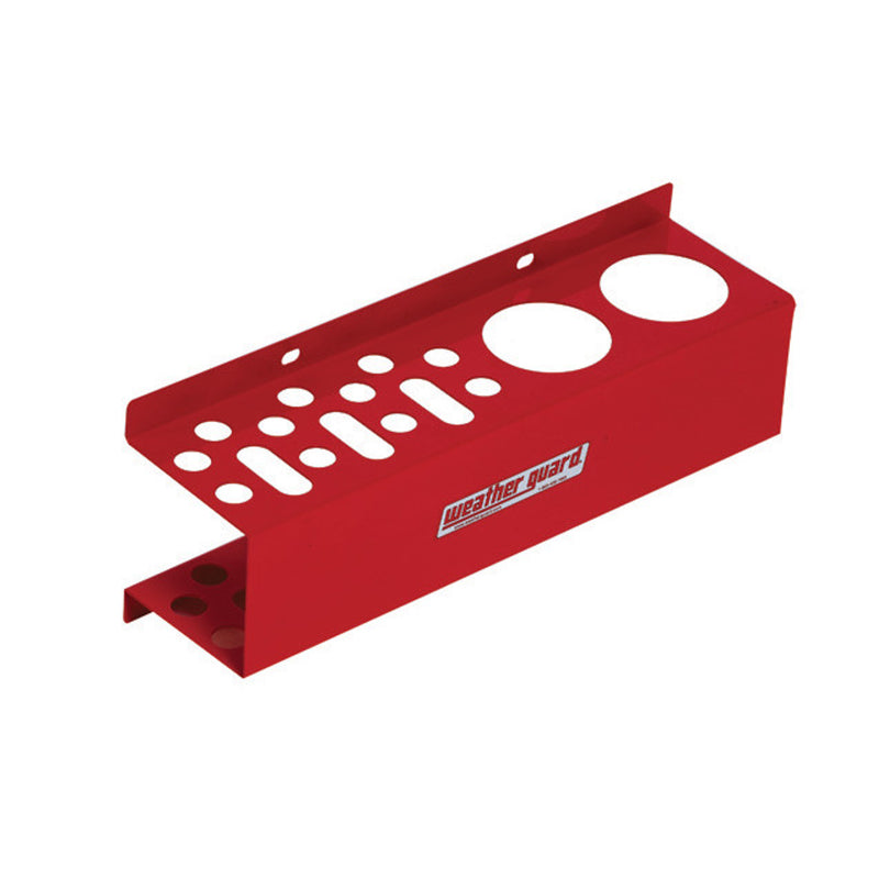 Weather Guard red steel tool organizer