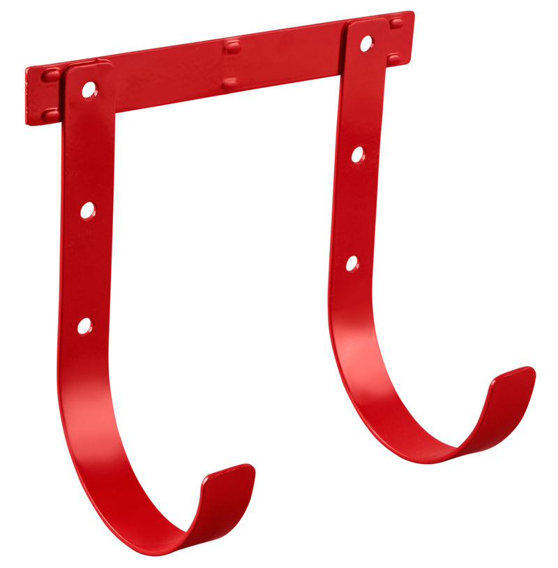 Weather Guard red steel RedZone two-hook holder