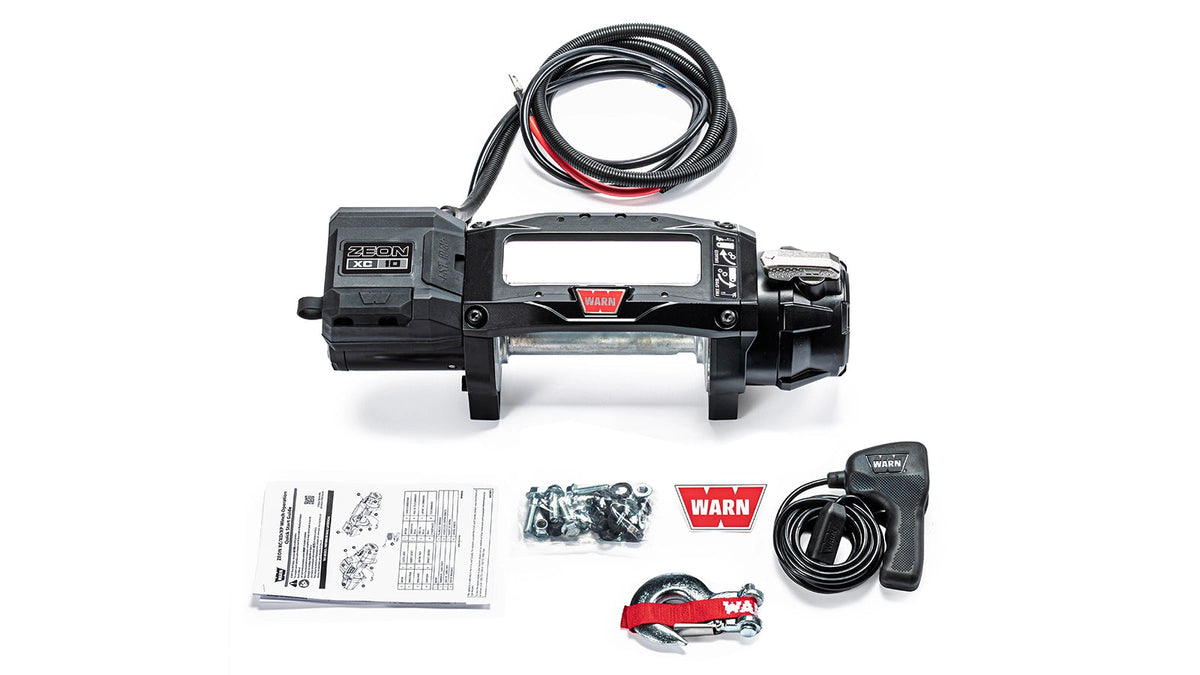 Warn ZEON XC 10 Bare Drum Winch, 10,000 lb Low-Profile, No Rope or Fairlead (110310)
