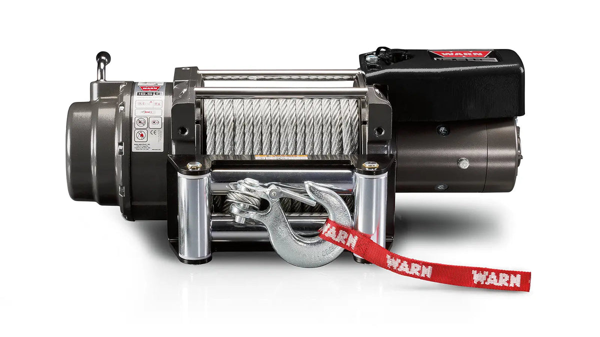Warn 16.5ti Thermometric Self-Recovery Winch, 16,500 lb, 90' of 7/16" Steel Rope (68801)