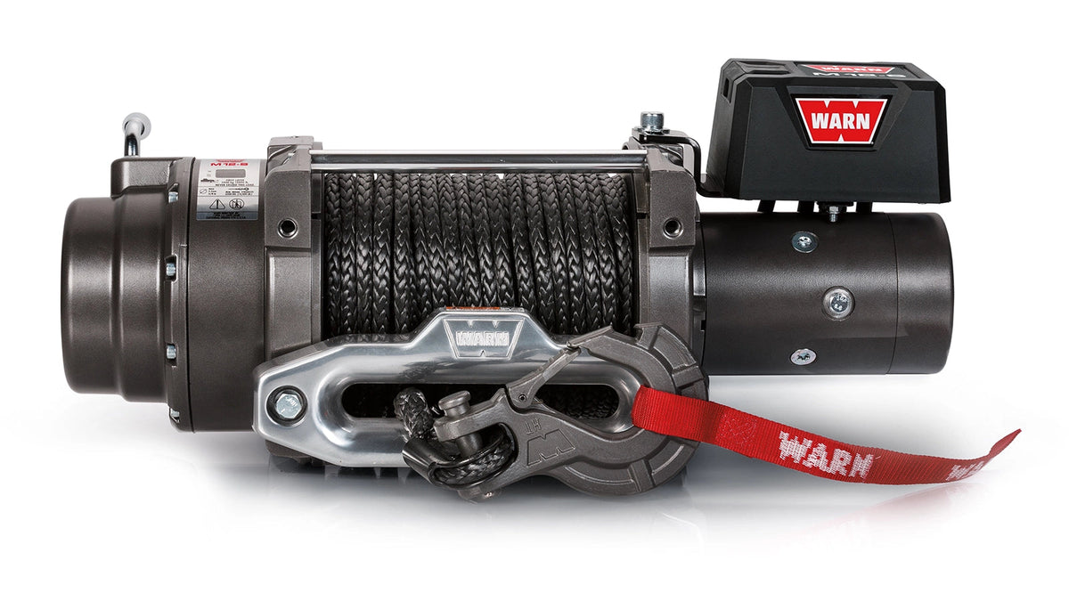 Warn M12-S Self-Recovery Winch, 12,000 lb, 100' Spydura Pro Synthetic Rope (97720)