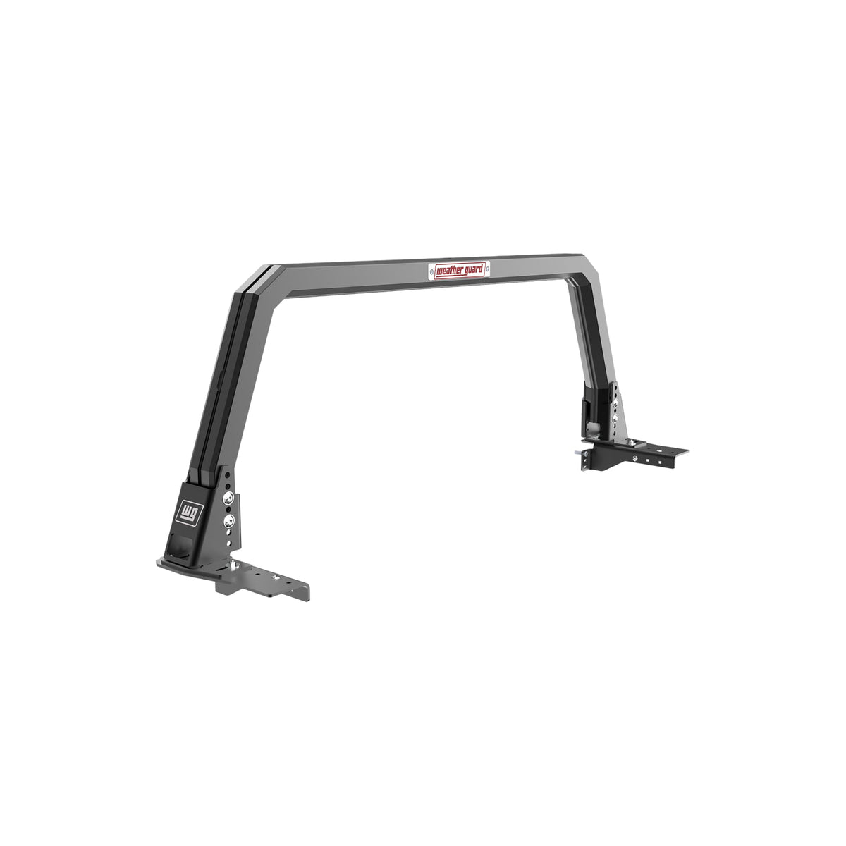 Weather Guard 11902 Open Frame Aluminum Headache Rack, Full-Size, Matte Black (11902-52-01)