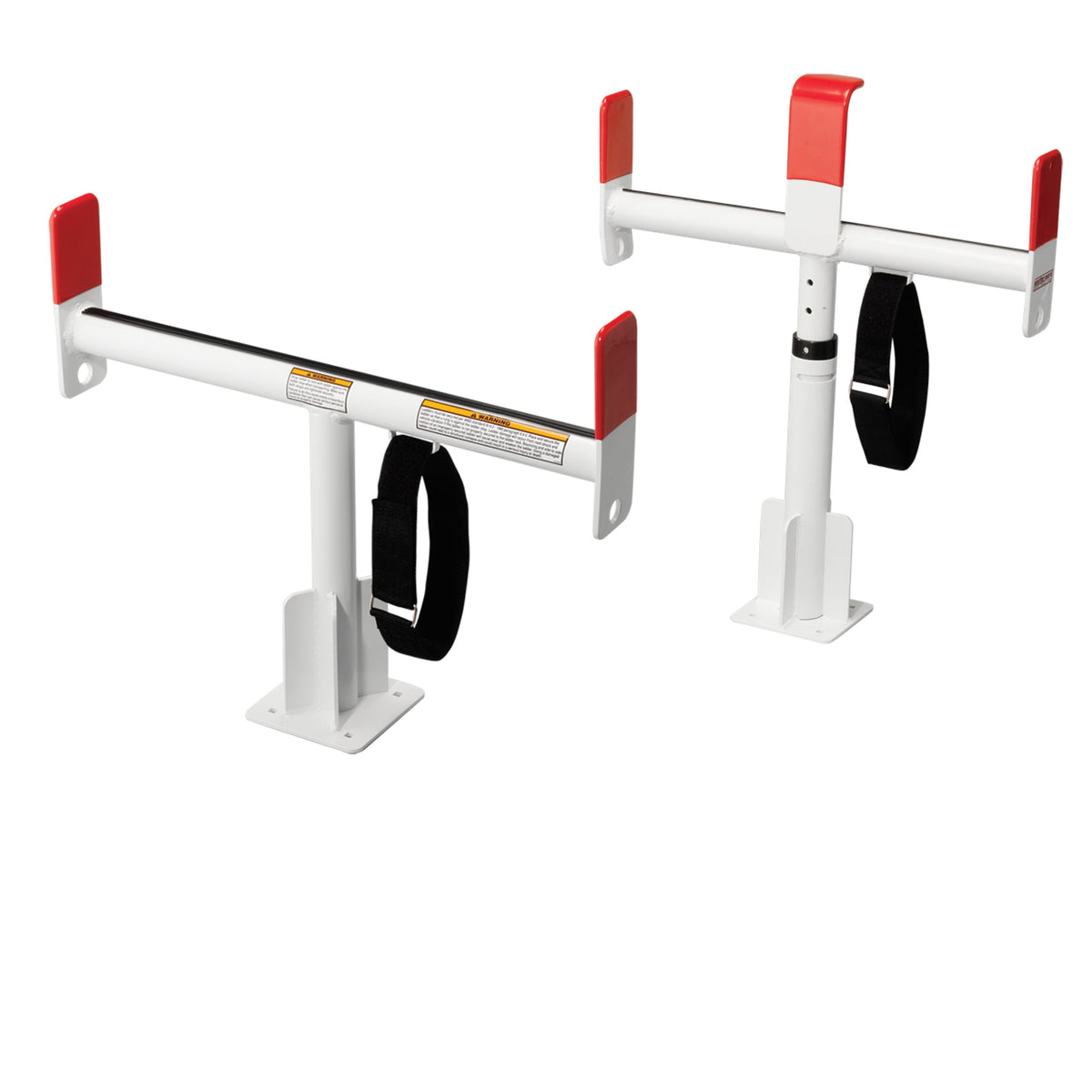 Weather Guard Aluminum Single-Side Service Body Ladder Rack, 200 lb, Brite White (1425-3)