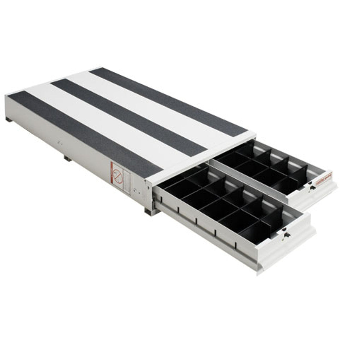 Weather Guard ITEMIZER Aluminum Lateral Drawer Unit, White, 2 Drawer (316-3)
