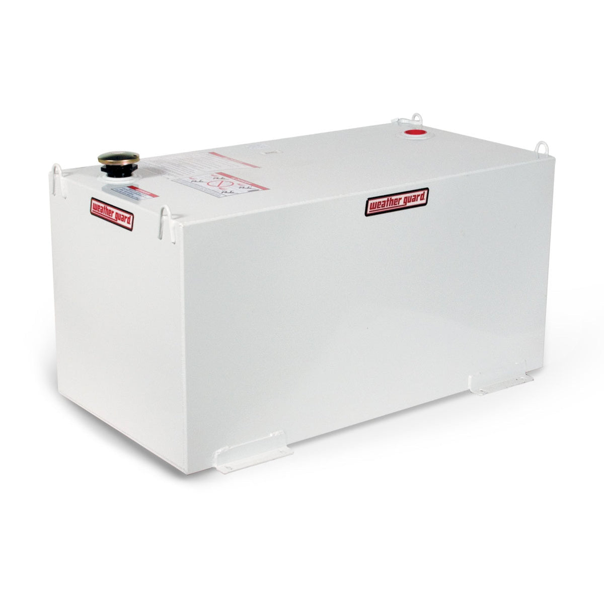Weather Guard 100 Gallon Rectangle Steel Transfer Tank, Full-Size, Brite White (358-3-02)