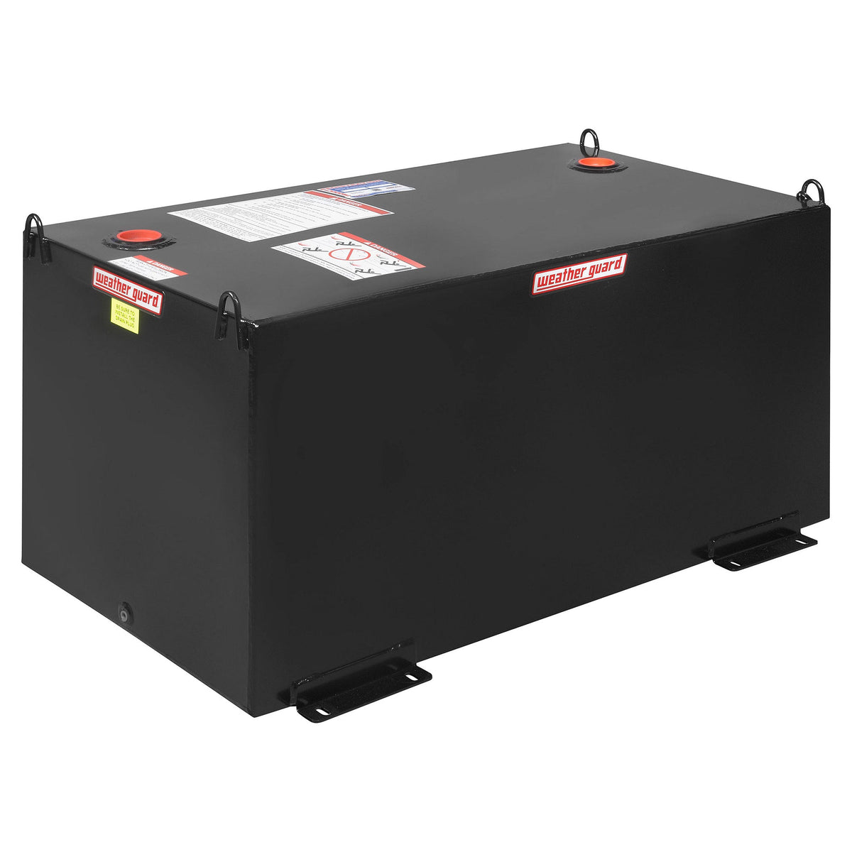 Weather Guard 100 Gallon Rectangle Steel Transfer Tank, Full-Size, Black (358-5-02)