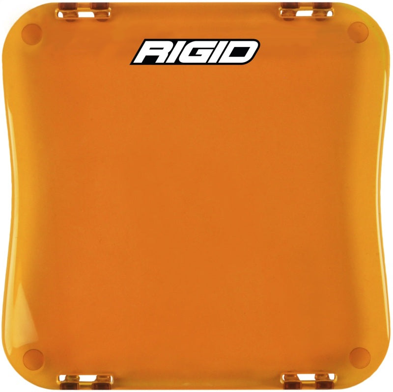 Rigid D-XL Pod Cover in yellow with Rigid logo, front view on white