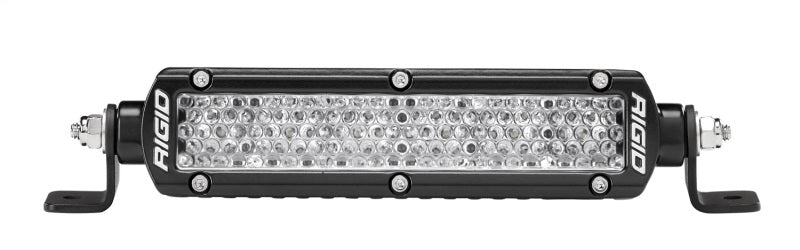 Rigid SR-Series PRO 6" Diffused light bar, front view on white