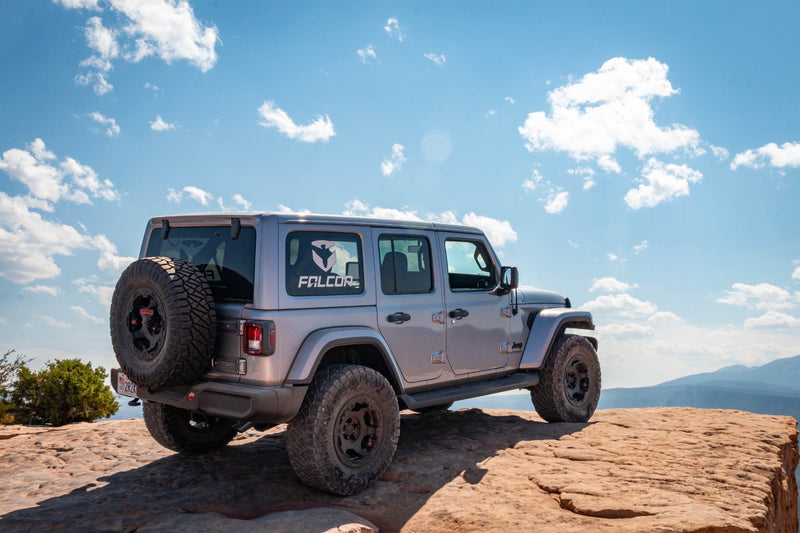 TeraFlex 2.5" Trail Select Sport Kit with Falcon 1.1 Shocks installed on a Jeep Wrangler JL, view 2