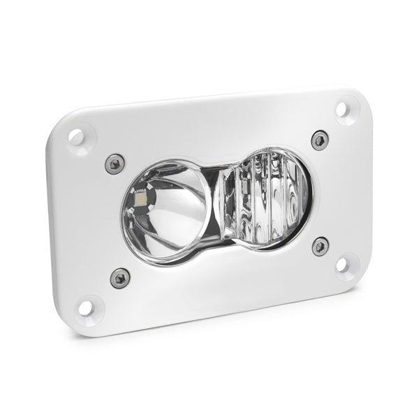 Baja Designs S2 Pro White Flush Mount LED Auxiliary Light Pod, with Driving/Combo pattern, studio photo