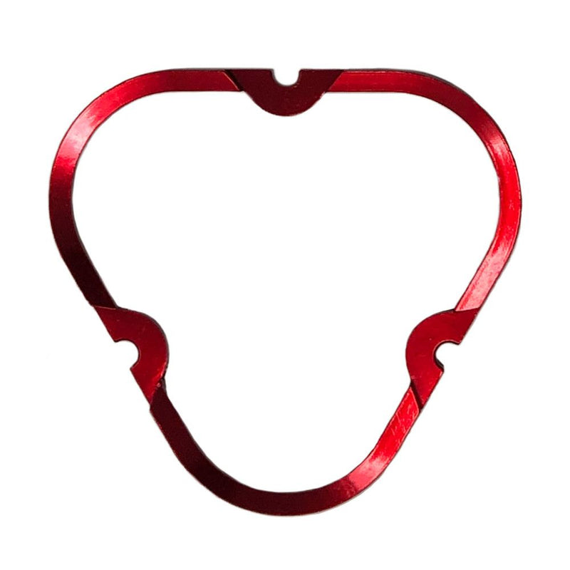 KC HiLiTES FLEX ERA 3 Bezel Ring, red FLEX ERA 3 bezel ring, front view