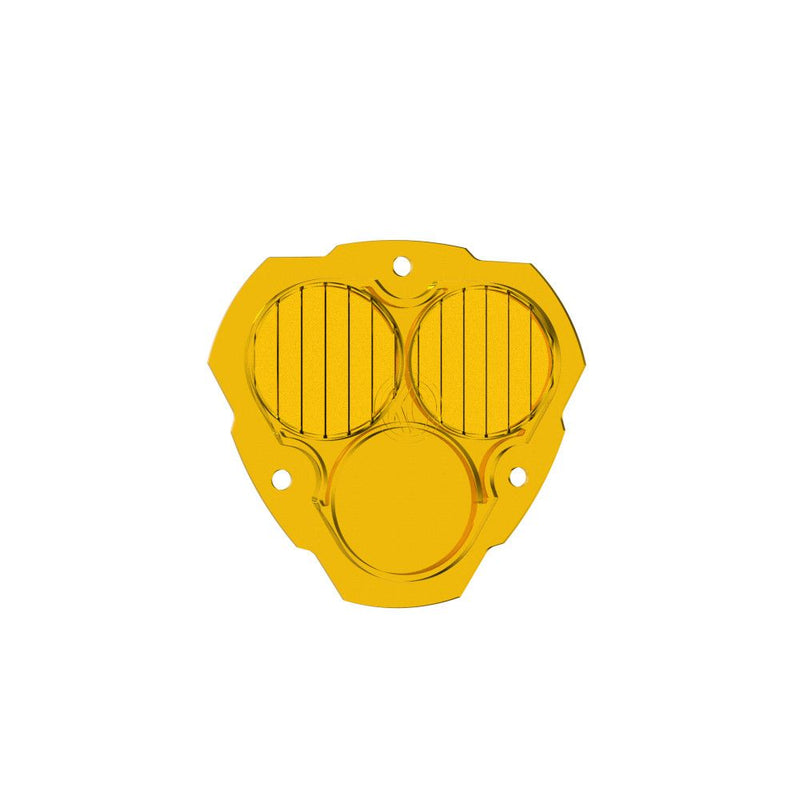 KC HiLiTES FLEX ERA 3 Replacement Lens, performance yellow combo beam replacement lens, front view