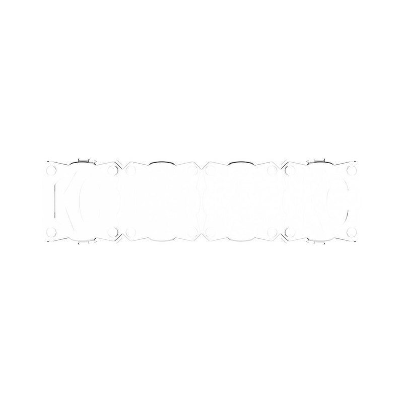 KC HiLiTES FLEX ERA LED Light Bar 10" Cover & Shield, clear FLEX ERA light bar shield, front view
