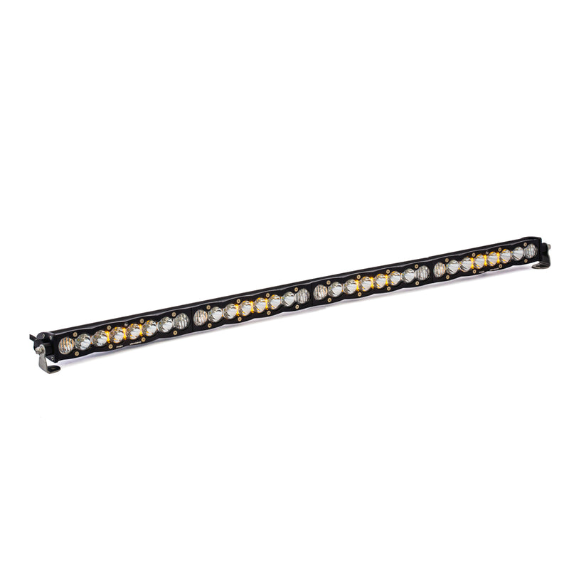 Baja Designs S8 Straight LED Light Bar, with Driving/Combo pattern, Clear lens and 40" size, studio photo
