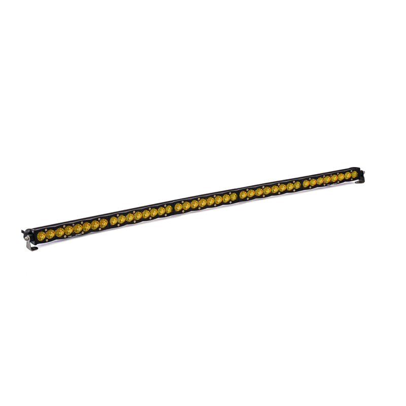 Baja Designs S8 Straight LED Light Bar, with Wide Cornering pattern, Baja Amber lens and 50" size, studio photo