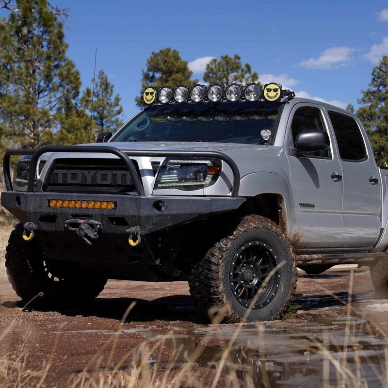 KC HiLiTES FLEX ERA 3 Universal Shroud Pair, Toyota truck with FLEX ERA 3 lights in bumper shrouds
