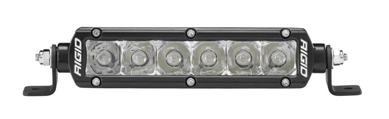 Rigid SR-Series PRO 6" Spot light bar, front view on white