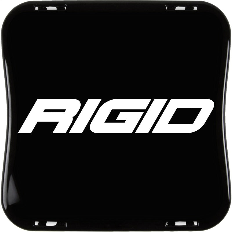 Rigid D-XL Pod Cover in black with white Rigid logo, front view on white