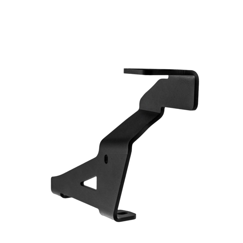 Rigid A-Pillar Mount, black bracket three-quarter view on white
