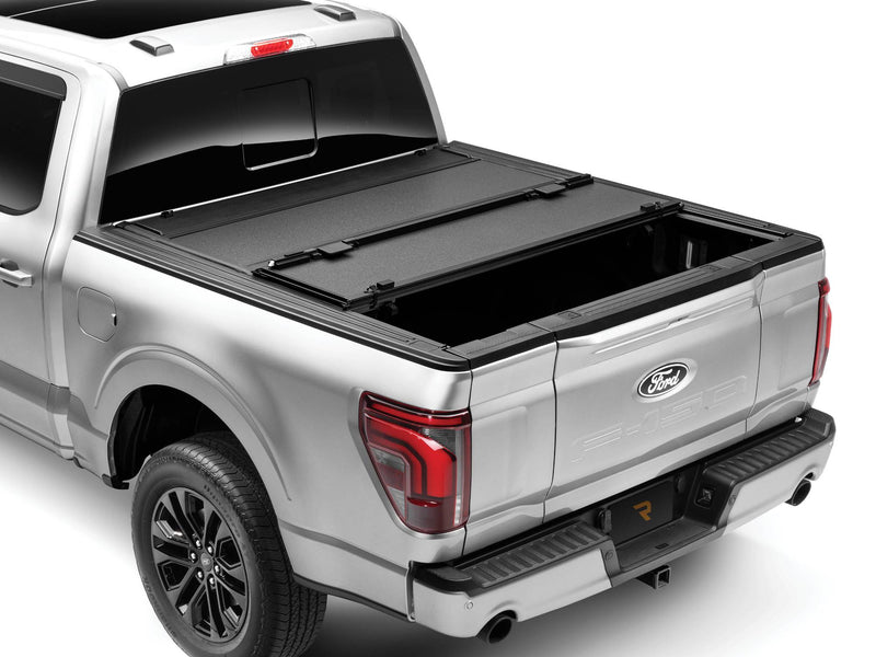 BAKFlip MX4 EZ-Lift hard folding tonneau cover closed over a pickup bed