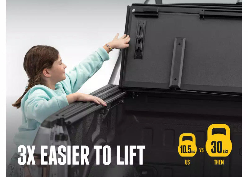BAKFlip MX4 EZ-Lift Hard Folding Tonneau Cover on a Nissan Titan — view 10