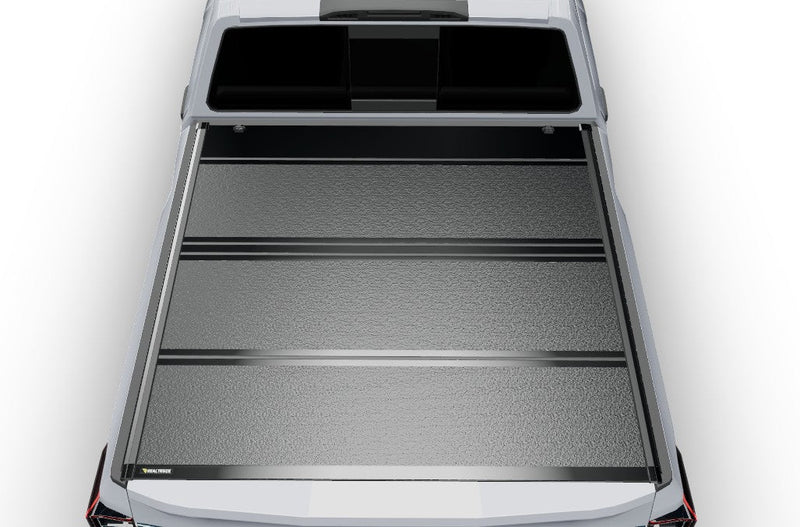BAKFlip MX4 EZ-Lift Hard Folding Tonneau Cover on a Nissan Frontier — view 3