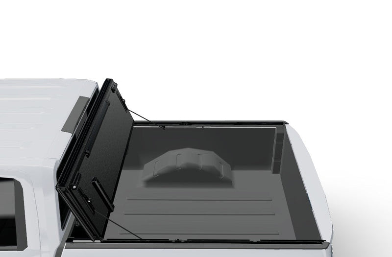 BAKFlip MX4 EZ-Lift Hard Folding Tonneau Cover on a Nissan Frontier — view 6