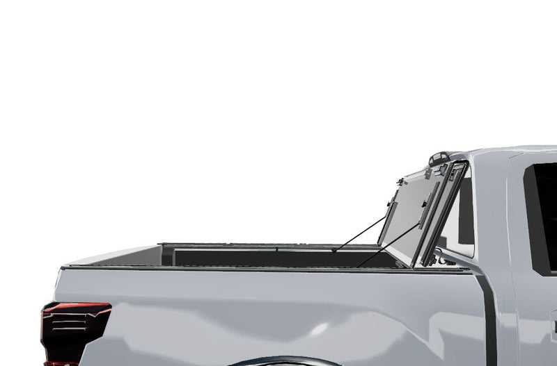 BAKFlip MX4 EZ-Lift Hard Folding Tonneau Cover on a Nissan Frontier — view 8