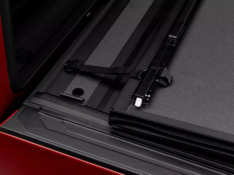 BAKFlip MX4 Hard Folding Tonneau Cover on a Nissan Titan — view 7