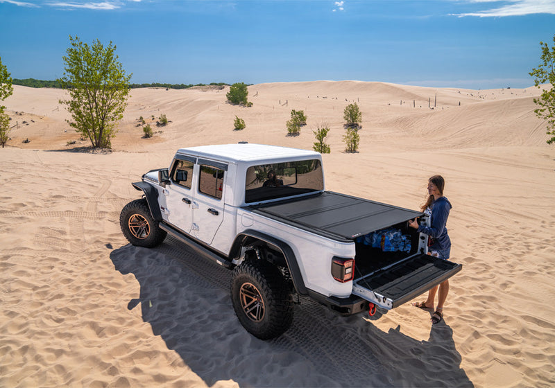 BAKFlip MX4 Hard Folding Tonneau Cover on a Jeep Gladiator — view 5